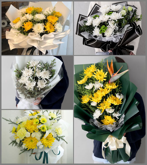 福建漳州芗城区芝山镇白事花束代送